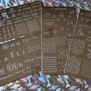 CLEARANCE! New! Sample Set 4 Nail Stamping Plates ~ Shipping Included!